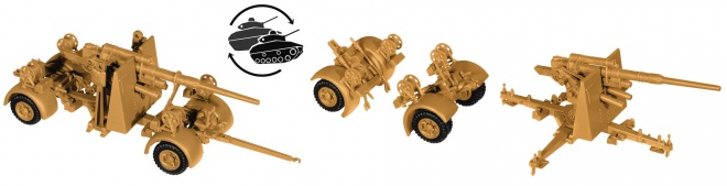 8,8 cm anit-aircraft gun 36/37 kit<br /><a href='images/pictures/Roco/Roco-05169.jpg' target='_blank'>Full size image</a>